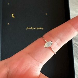 Bingbangnyc opal rose gold ring - size 7.5